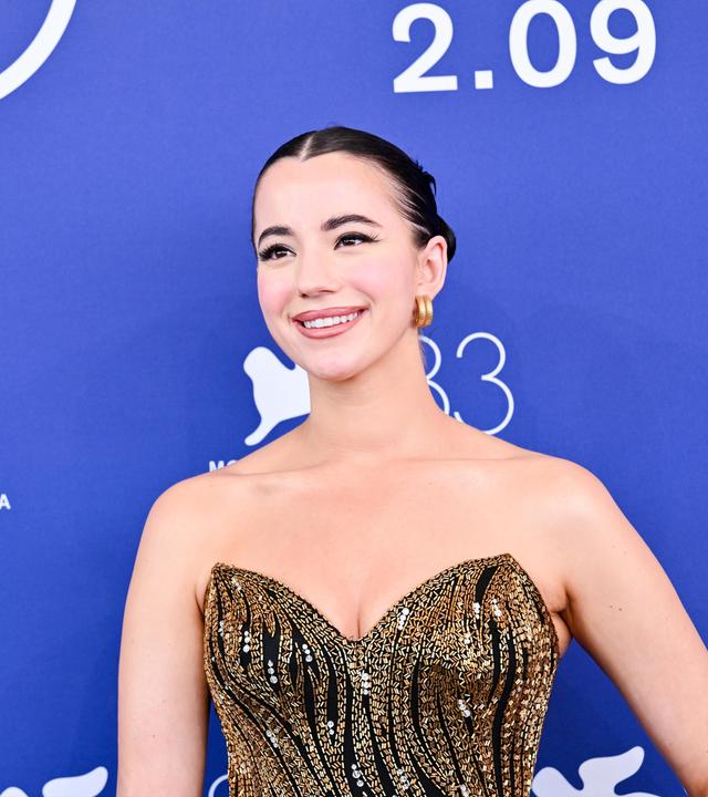 Ashley St. Clair beim Fototermin für „Musk“ im Rahmen der 83. Filmfestspiele von Venedig. Venedig, 8. September.