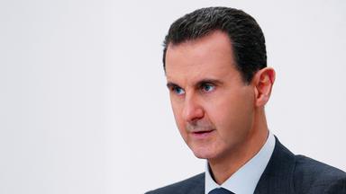 Ehemaliger syrischer Präsident Bashar al-Assad in Damaskus, Syrien.