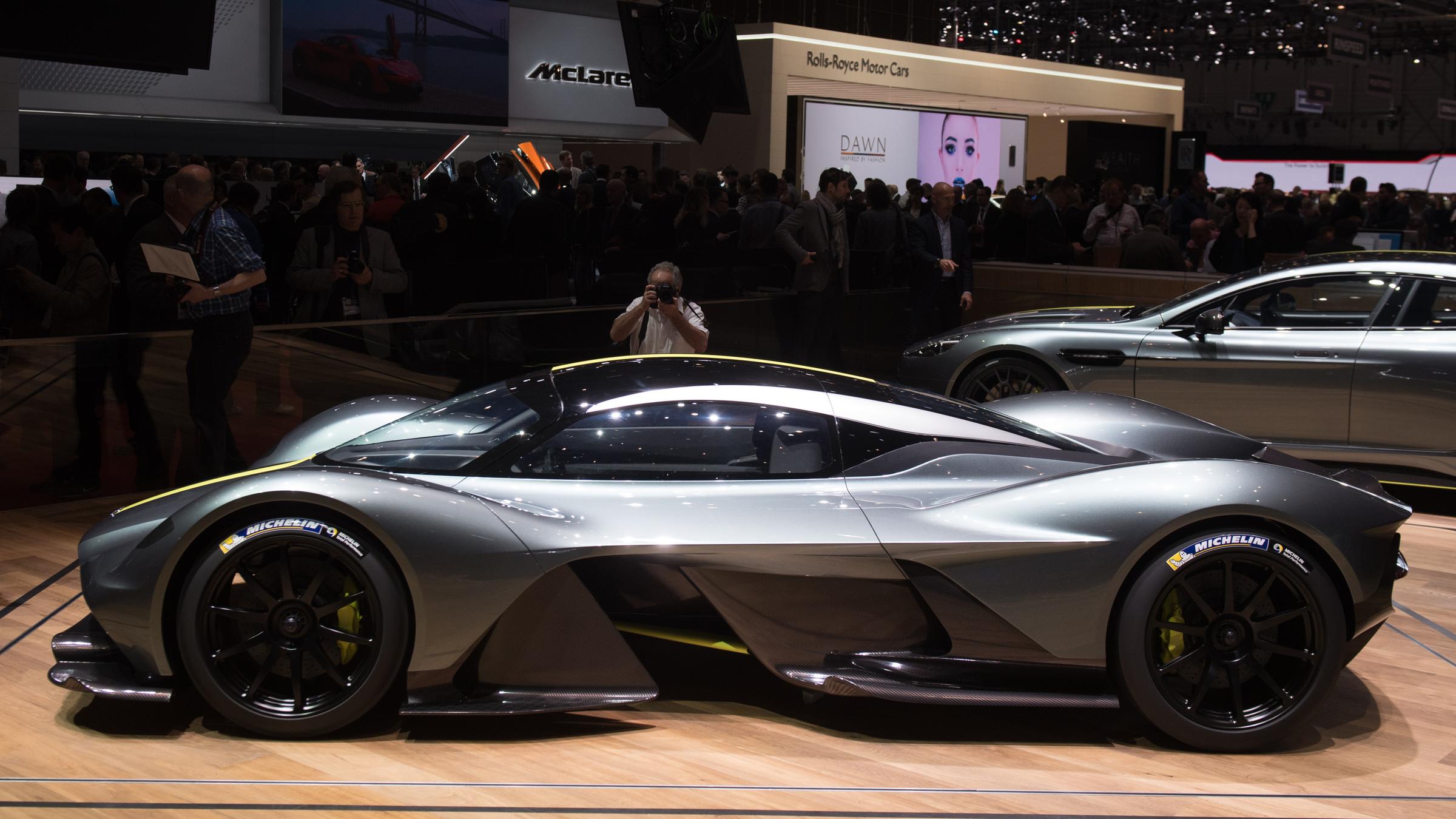 Aston Martin Valkyrie beim Autosalon Genf
