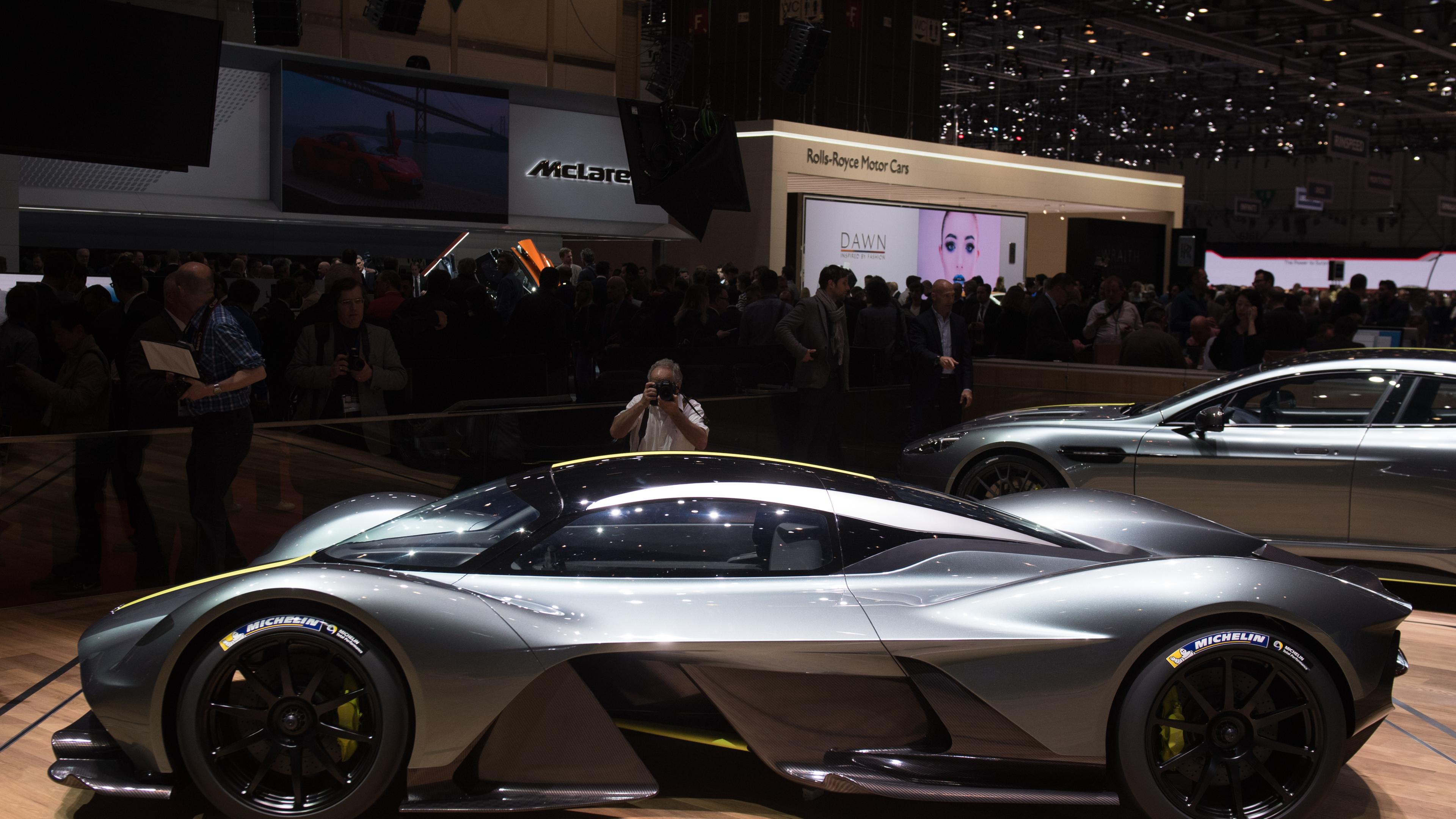 Aston Martin Valkyrie beim Autosalon Genf