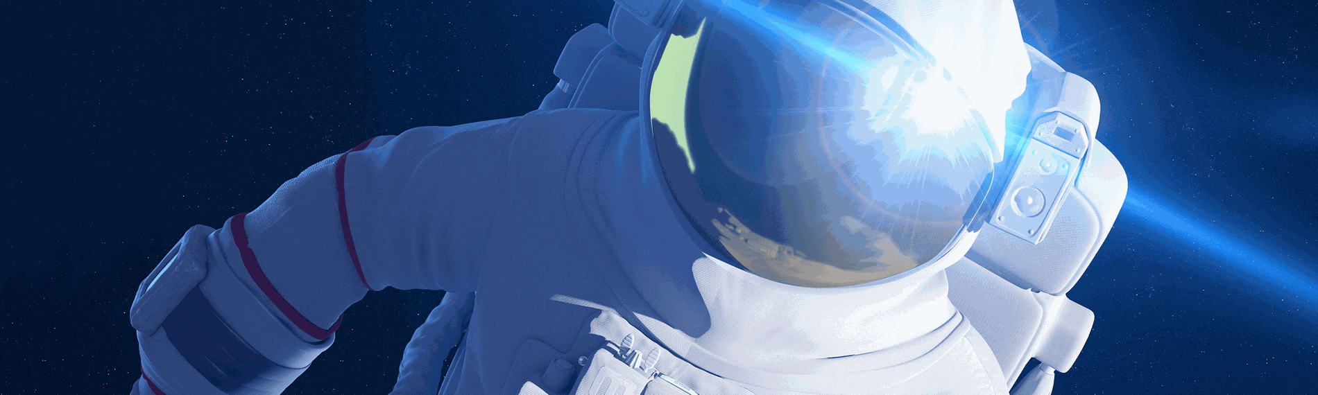 Astronaut im Weltraum