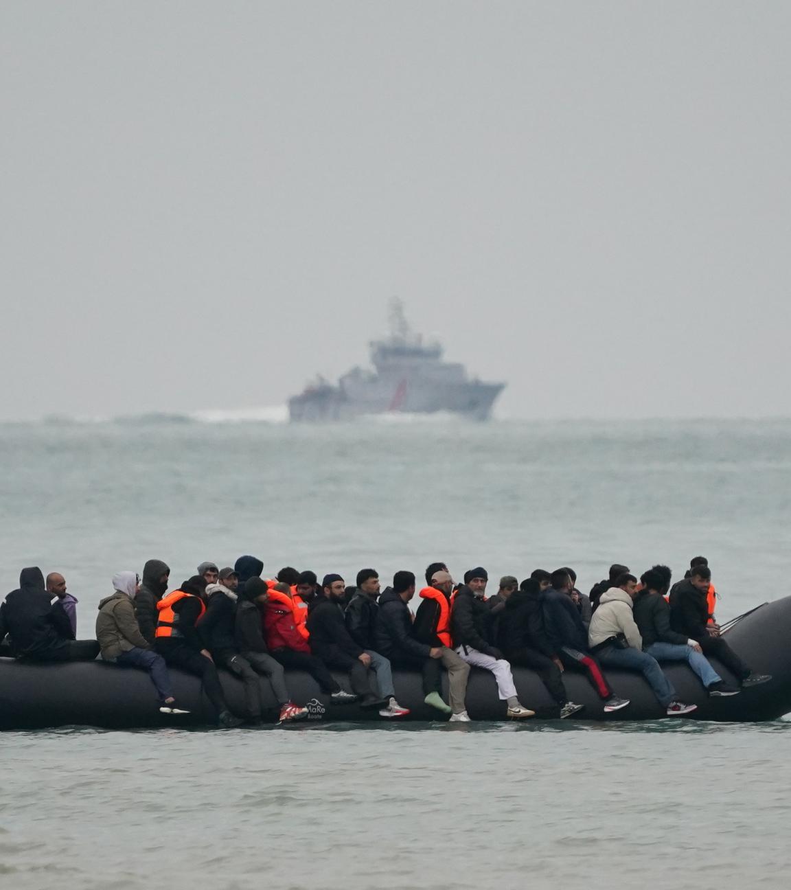 Migrationsversuch am Ärmelkanal