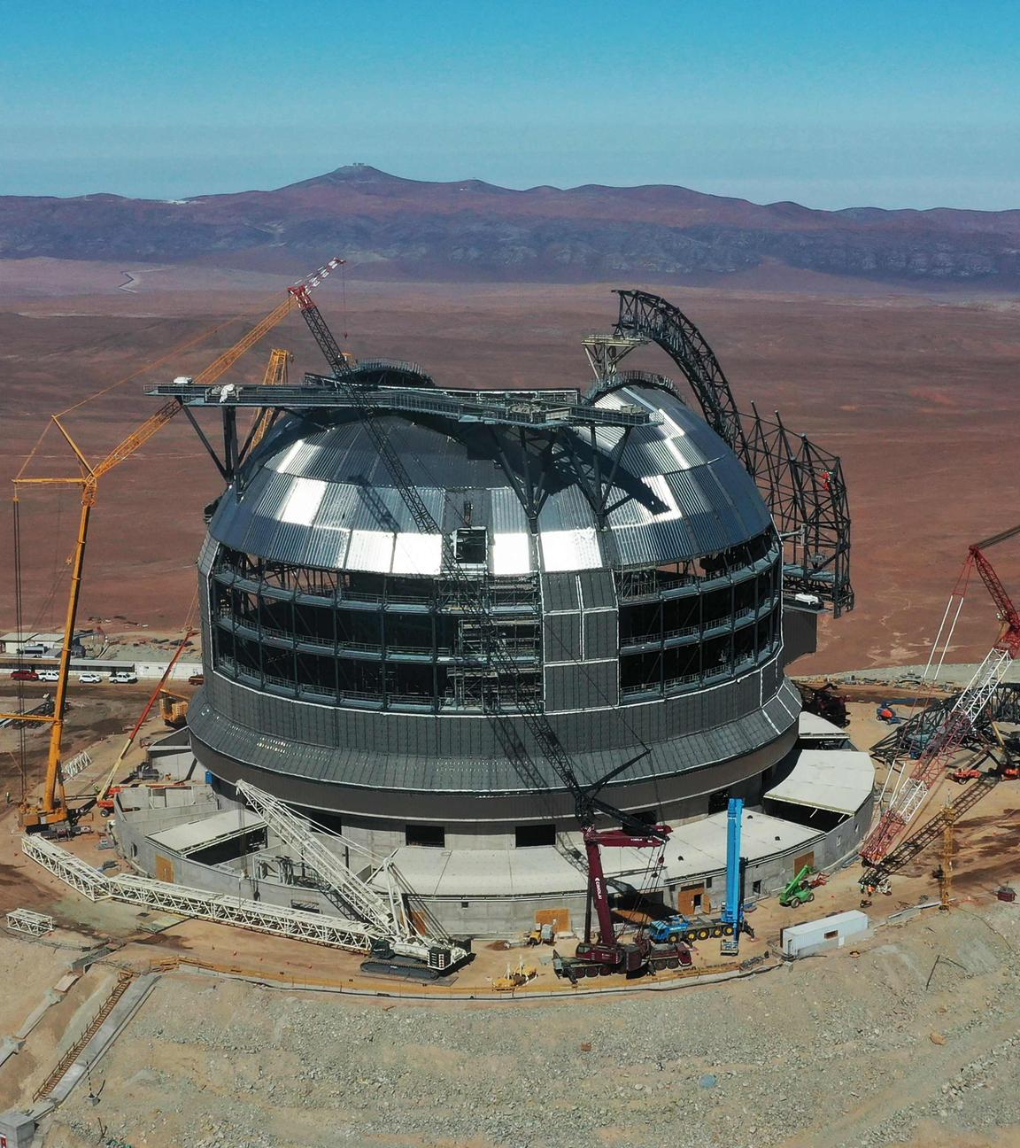 Der Bau einer neuen Sternwarte in der Atacamawüste.