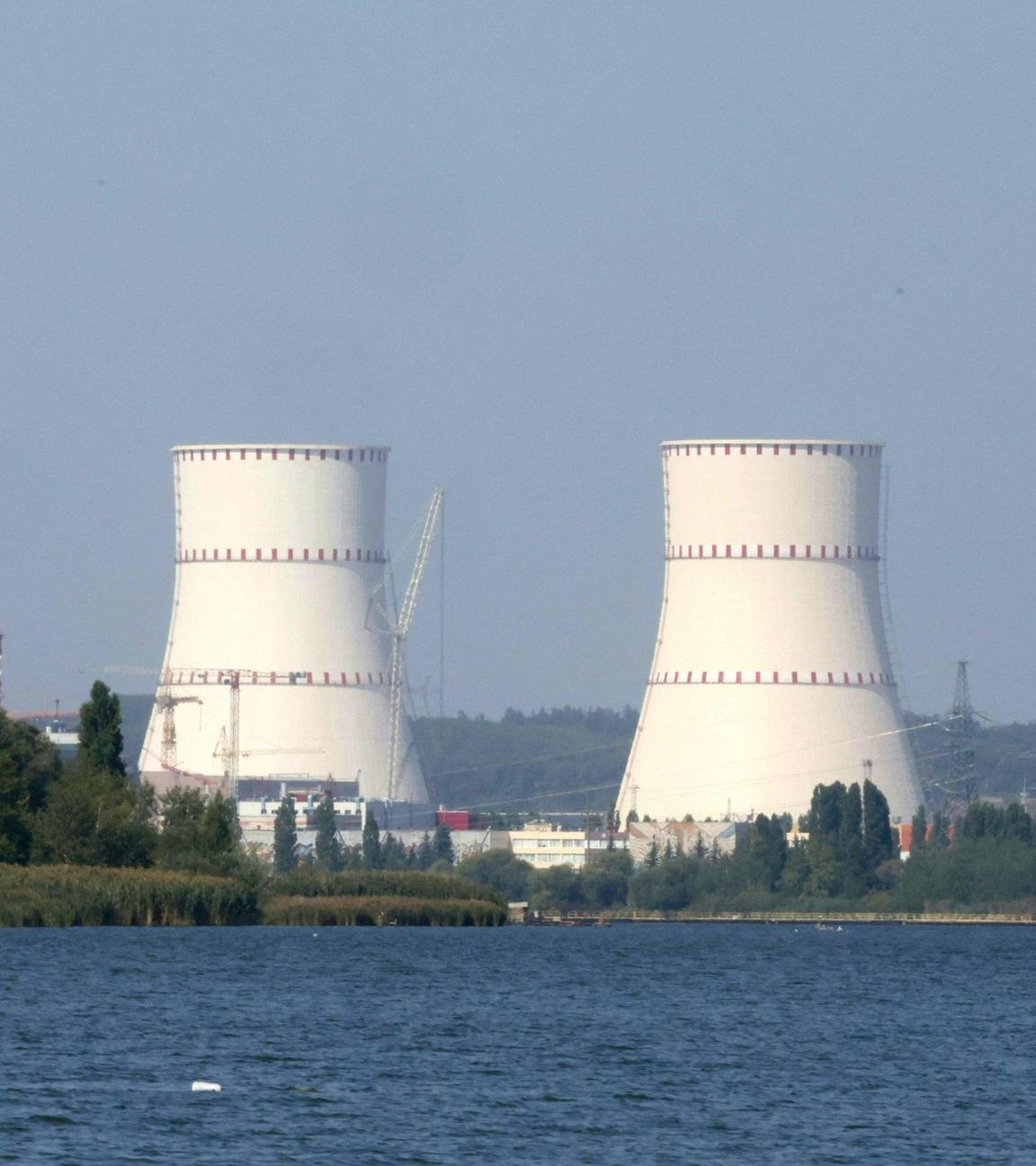 Das Atomkraftwerk in Kursk, Russland.