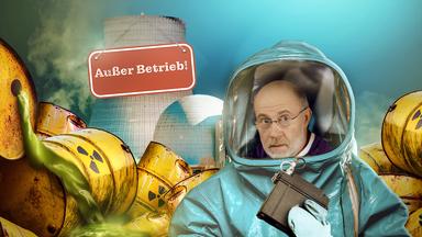 Harald Lesch mit Atommüll