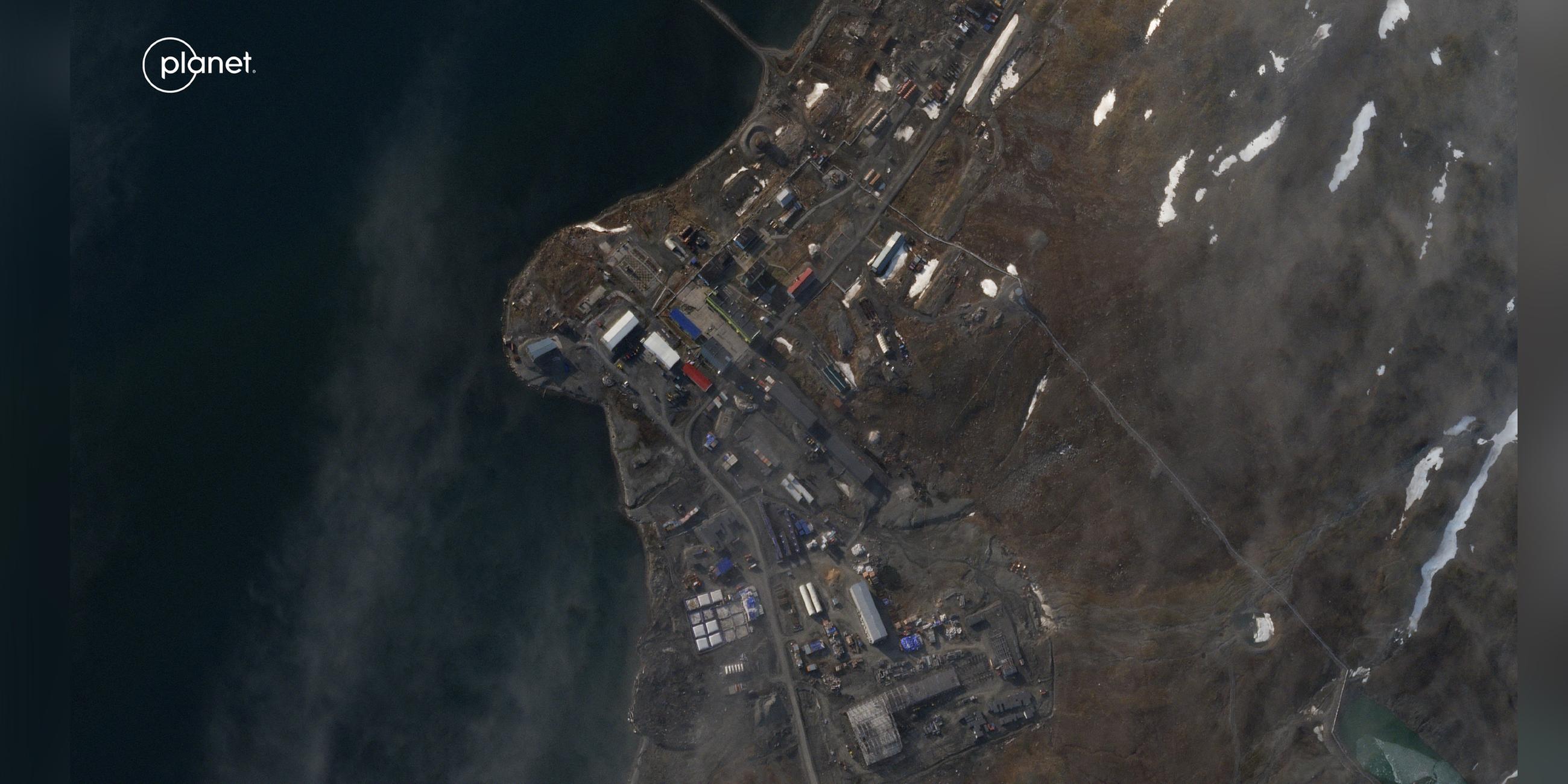 Atomtestgelände "Semlja Oblast Archangelsk" in Russland am 22.06.2023.