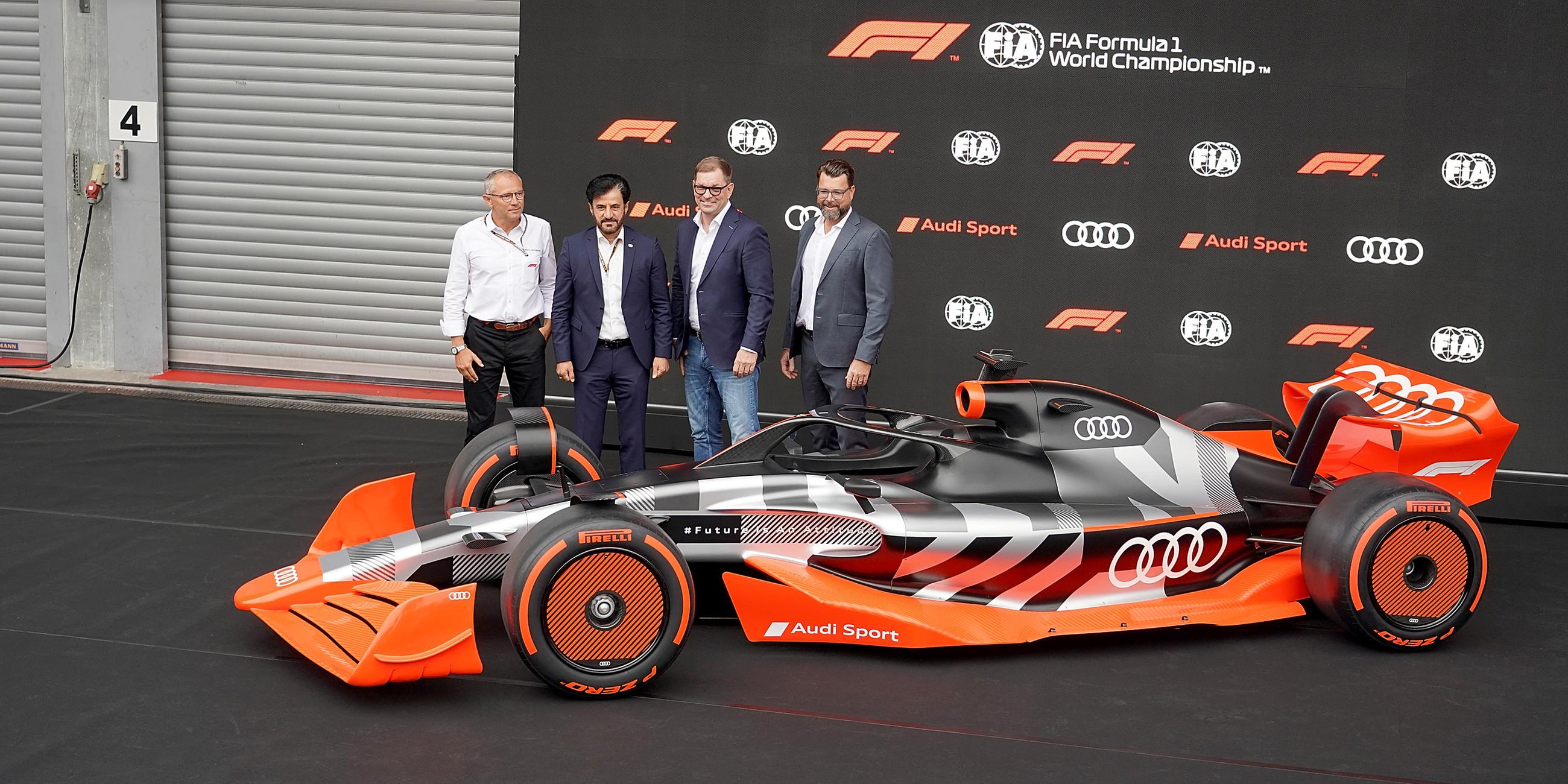 Vorstellung des Formel-1-Projekts von Audi im Jahr 2022