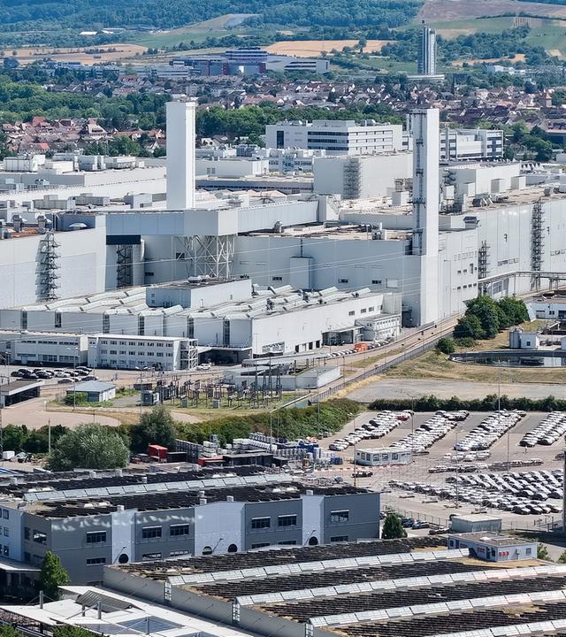 Blick auf das Werk des Autoherstellers Audi in Neckarsulm. (Archiv)