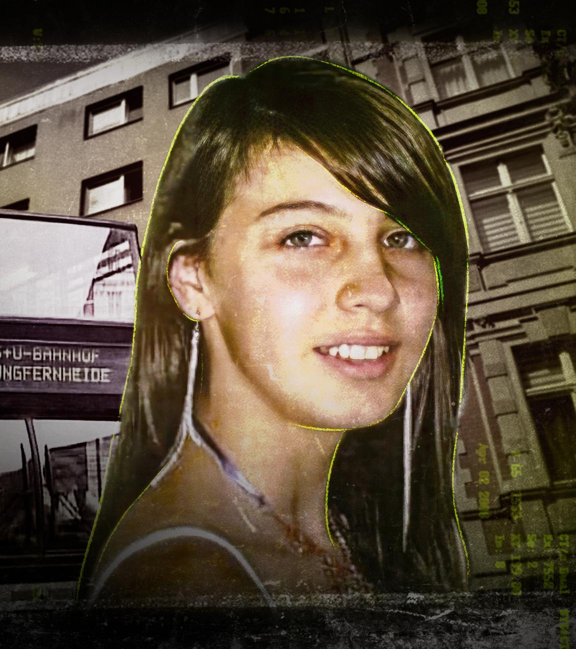 Grafik/Collage: Portrait Georgine Krüger, Foto Linienbus.