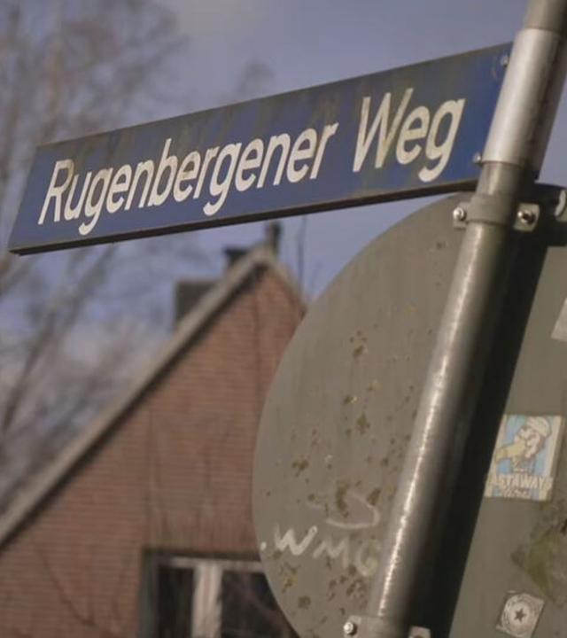 Straßenschild in Hamburg