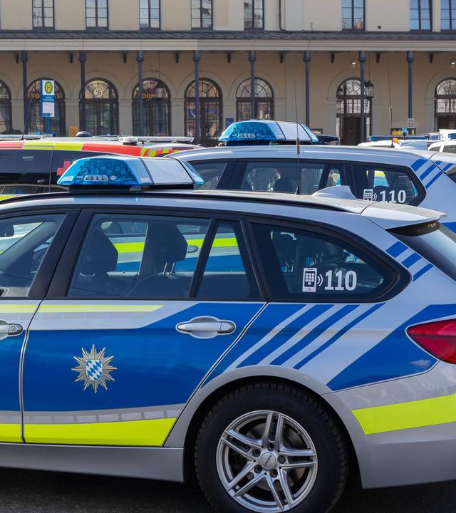 Polizeieinsatz am Augsburger Hauptbahnhof (Archivfoto)