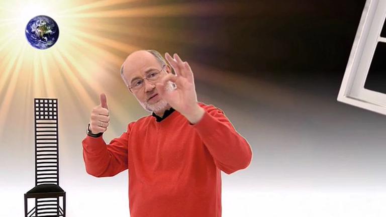 Harald Lesch im Studio