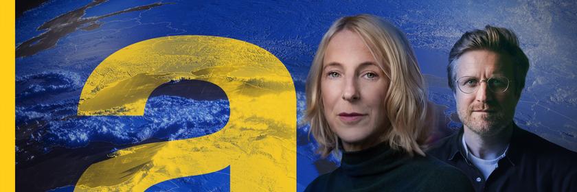 Internationale Sonderkorrespondentin des ZDF, Katrin Eigendorf, und der Dokumentarfilmer und Grimme-Preisträger Carl Gierstorfer