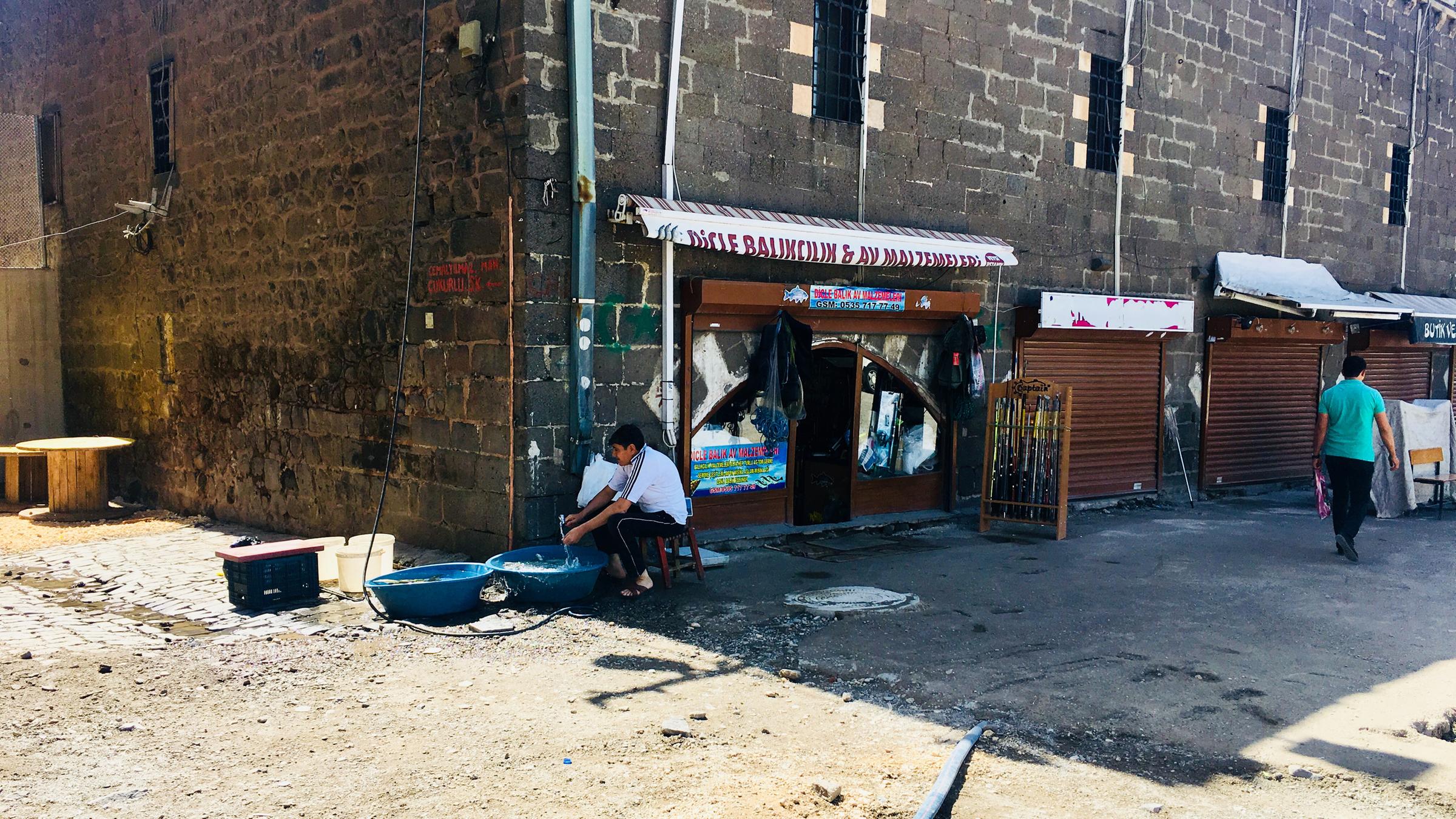 Die Kurdenhochburg Diyarbarkir im Südosten der Türkei. 