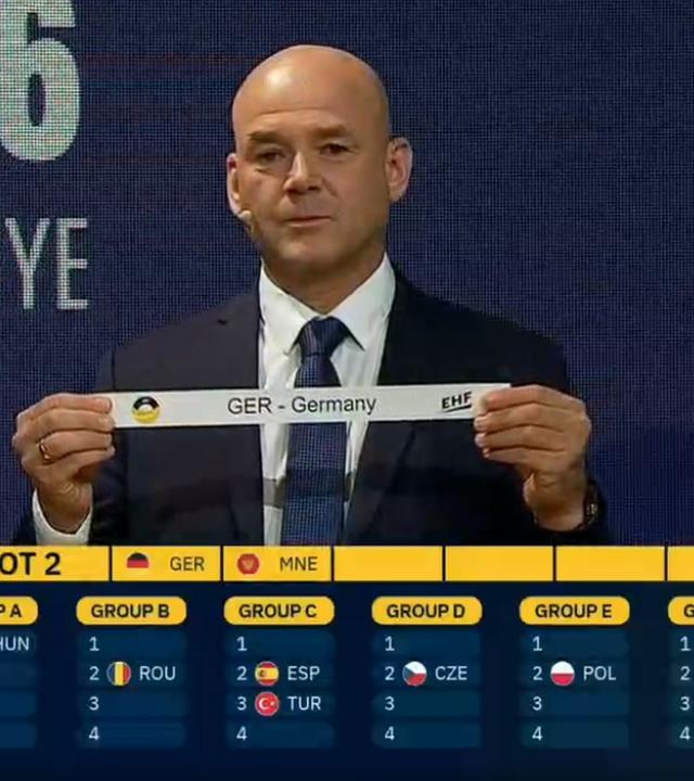 Auslosung der Vorrunde für die Handball-EM der Frauen