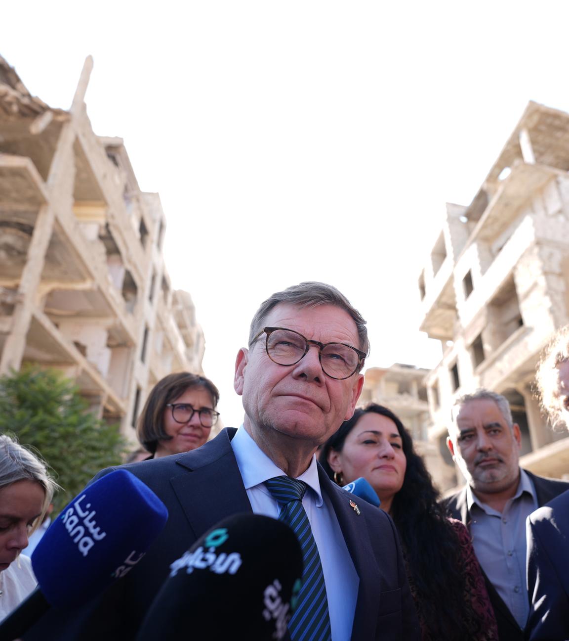 Syrien, Harasta: Außenminister Johann Wadephul in Syrien, 2025