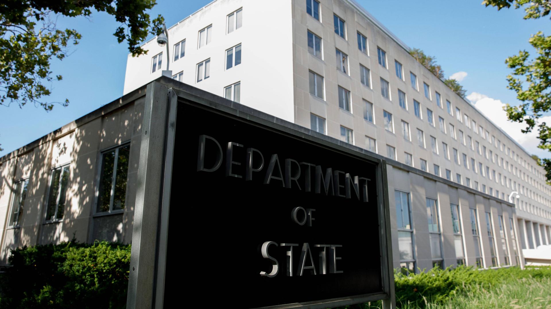 Archiv: Das Außenministerium der Vereinigten Staaten, aufgenommen am 22.08.2018