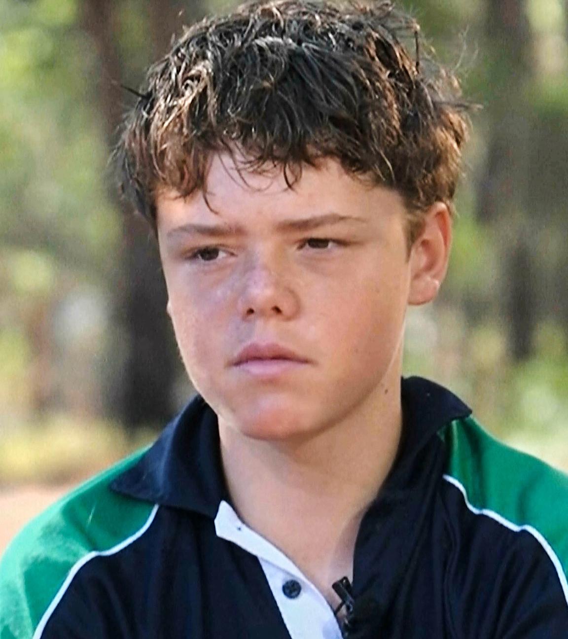 Dieses Standbild aus einem Video zeigt Austin Appelbee bei einem Interview in Gidgegannup, Westaustralien, aufgenommen am 03.02.2026