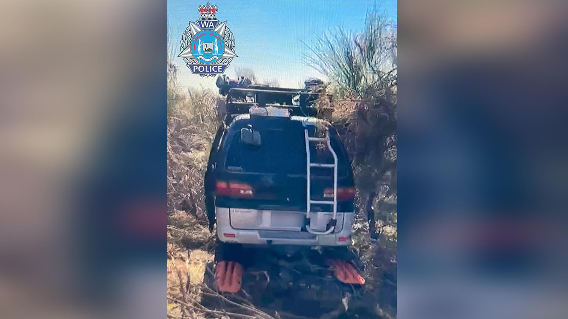 Ein am Mittwoch, dem 9. Juli 2025, aufgenommenes Foto zeigt das Fahrzeug der vermissten Deutschen, Carolina Wilga, die seit Sonntag, dem 29. Juni, vermisst wird.