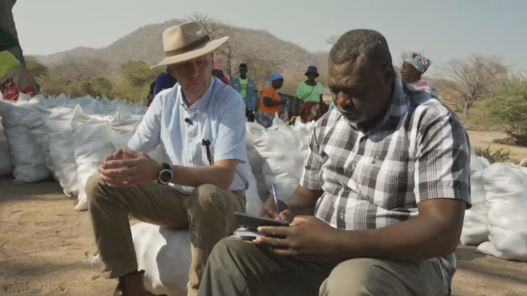 Biobauer Dominikus in Simbabwe