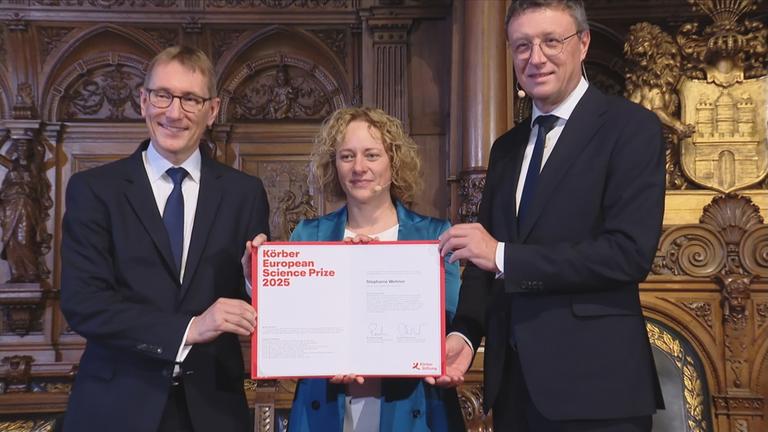 Stephanie Wehner bei Körber-Preis-Verleihung