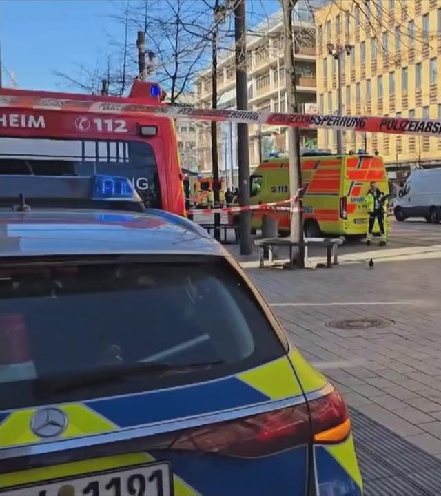 Polizeieinsatz Mannheim