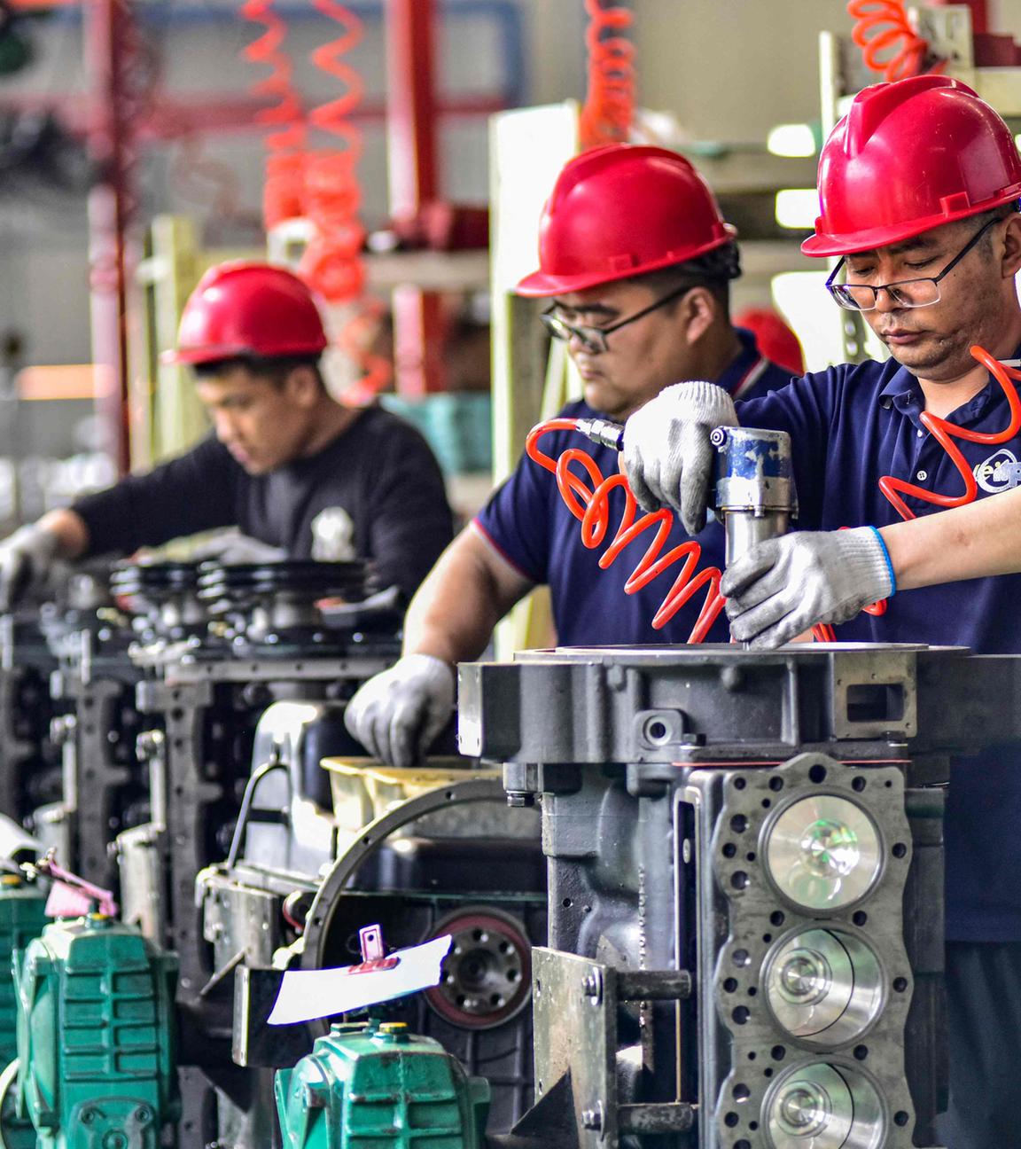 Motorenproduktion in China