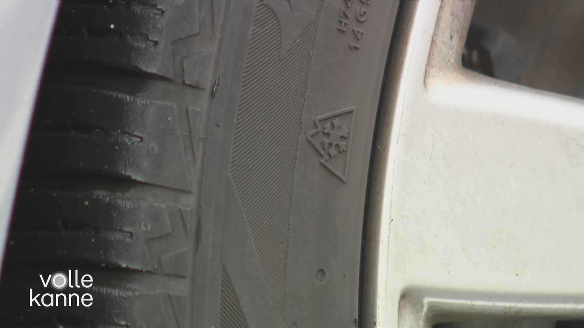 Autoreifen mit Winter-Symbol