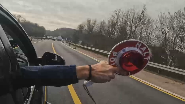 Unterwegs mit der Autobahnpolizei