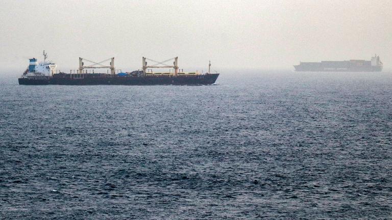 Ein Schiff in der Meerenge Bab el-Mandeb (Achrivbild)