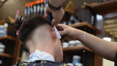 Ein Barbershop in Magdeburg
