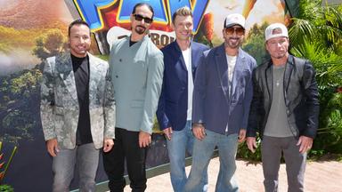 USA, los Angeles: Backstreet Boys - Howie Dorough, Kevin Richardson, Nick Carter, AJ McLean und Brian Littrell