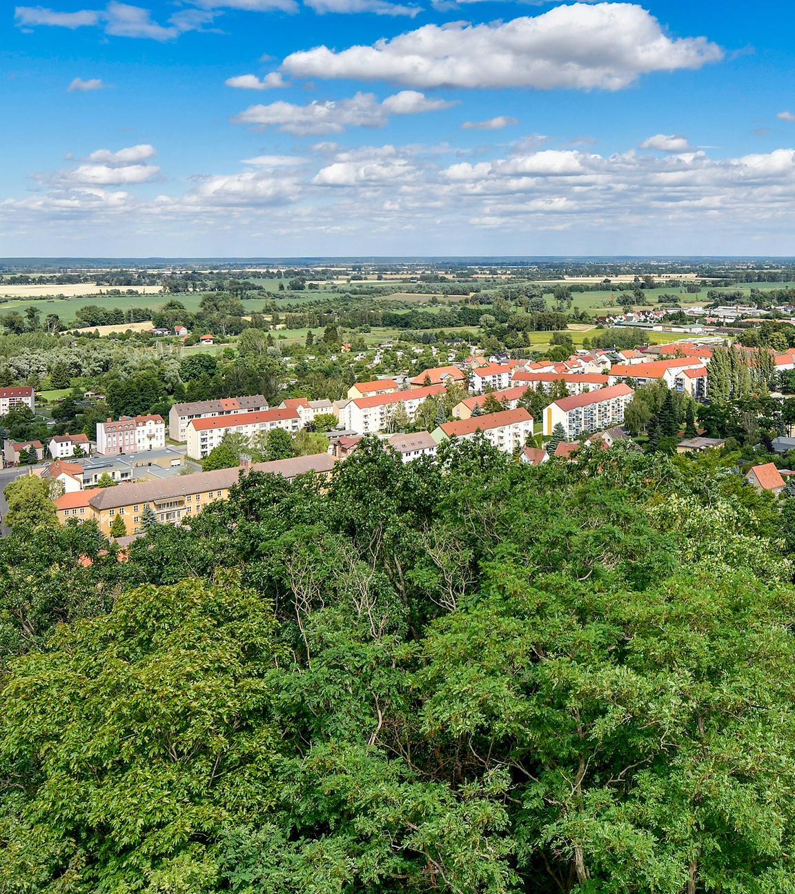Blick auf Bad Freienwalde