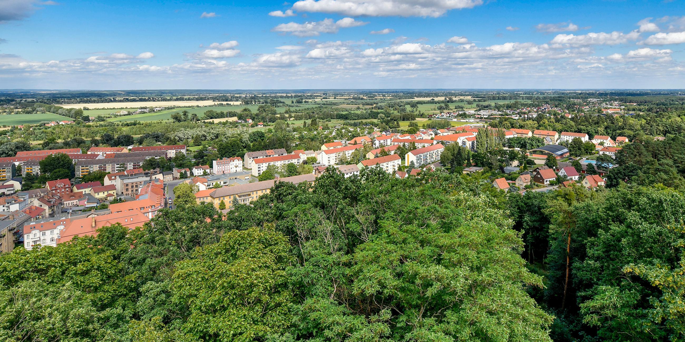 Blick auf Bad Freienwalde