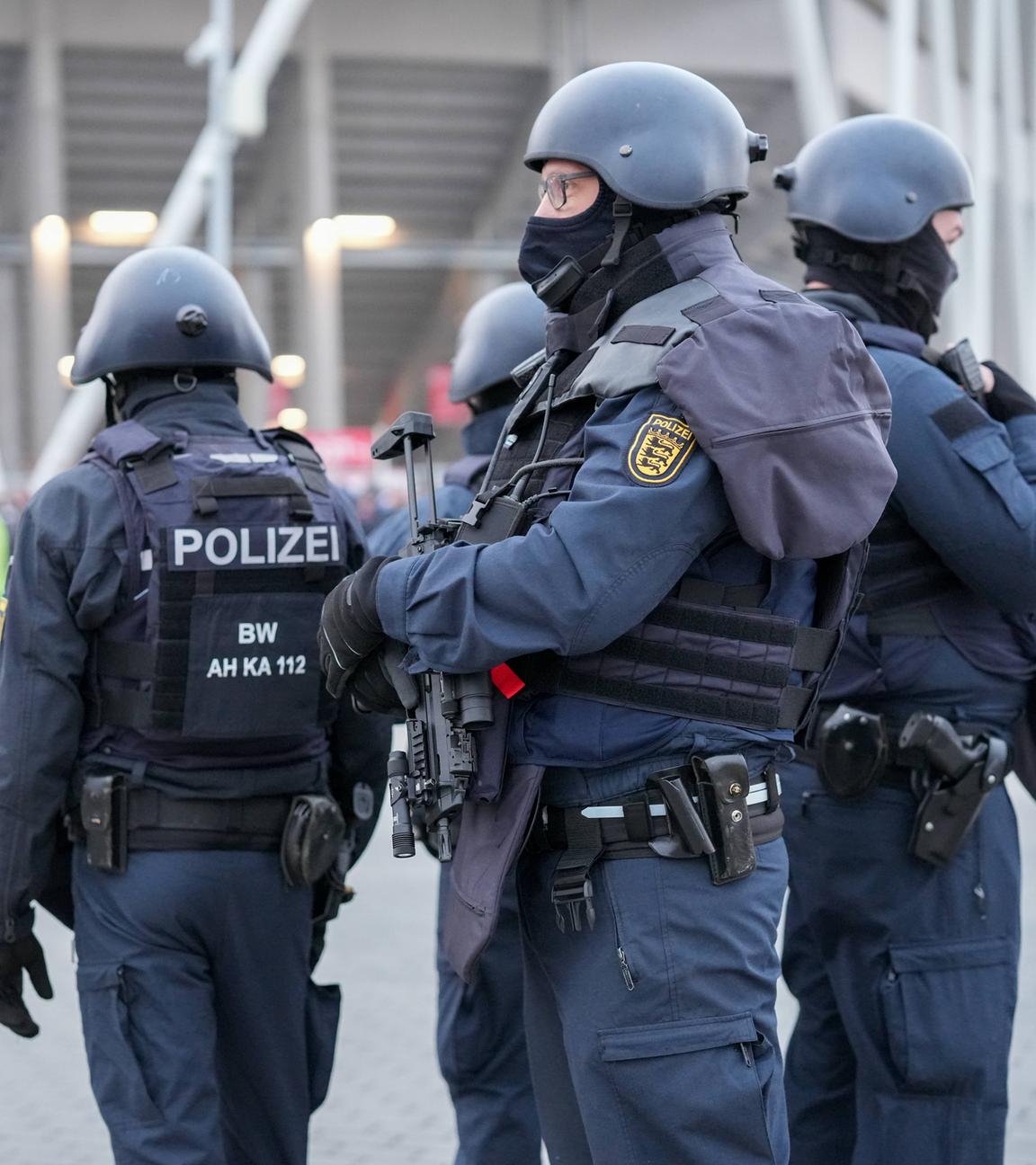 Baden-Württemberg, Polizeieinsatz