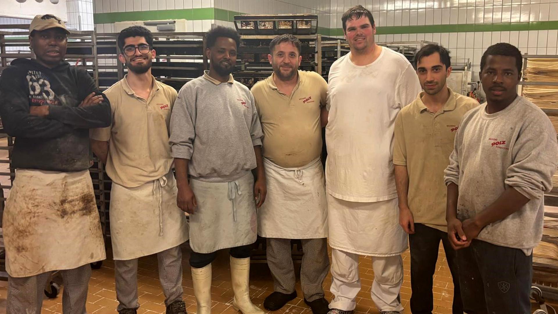 Angestellte der Bäckerei Polz: Sie sind Kurden, Eritreaer, und kommen auch aus dem Kosovo, Kasachstan, Sierra Leone, Senegal und Landkreis Dachau