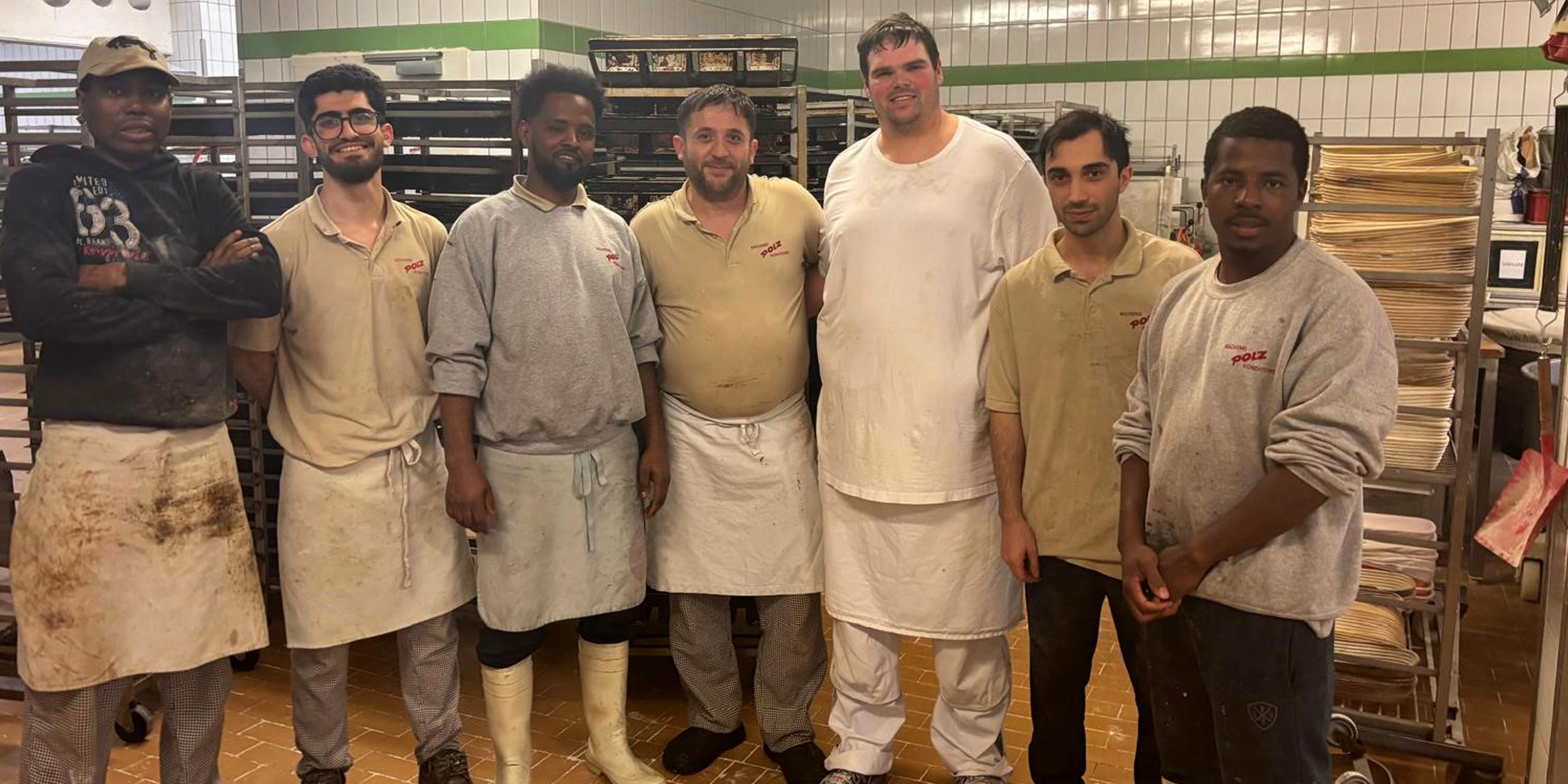 Angestellte der Bäckerei Polz: Sie sind Kurden, Eritreaer, und kommen auch aus dem Kosovo, Kasachstan, Sierra Leone, Senegal und Landkreis Dachau