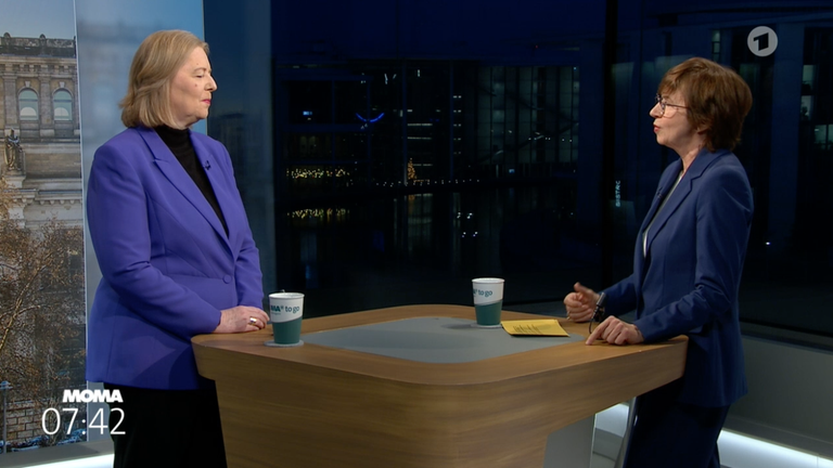 Bärbel Bas im Moma zur Rentenkommission