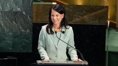 Vereinte Nationen: Annalena Baerbock hält eine Eröffnungsrede