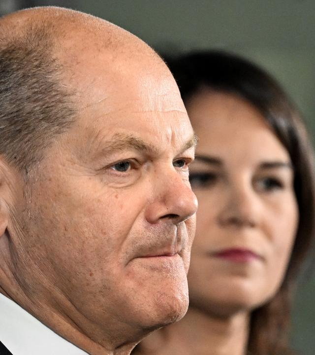 Annalena Baerbock und Olaf Scholz