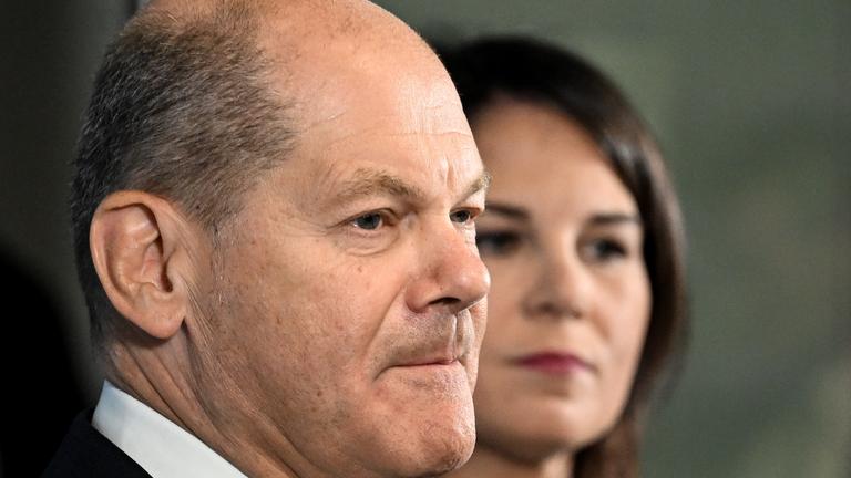 Annalena Baerbock und Olaf Scholz
