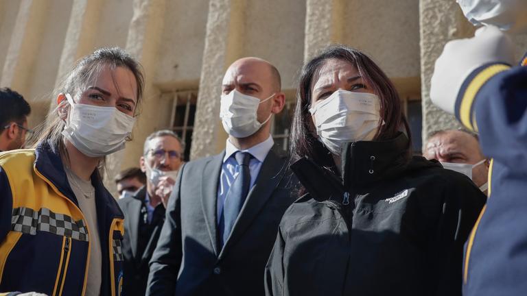 Annalena Baerbock besucht das Saidnaja-Gefängnis in Syrien