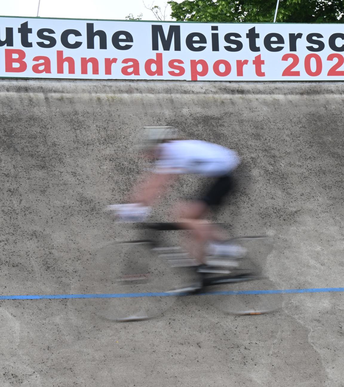 Deutsche Meisterschaft im Bahnradsport in Dudenhofen.