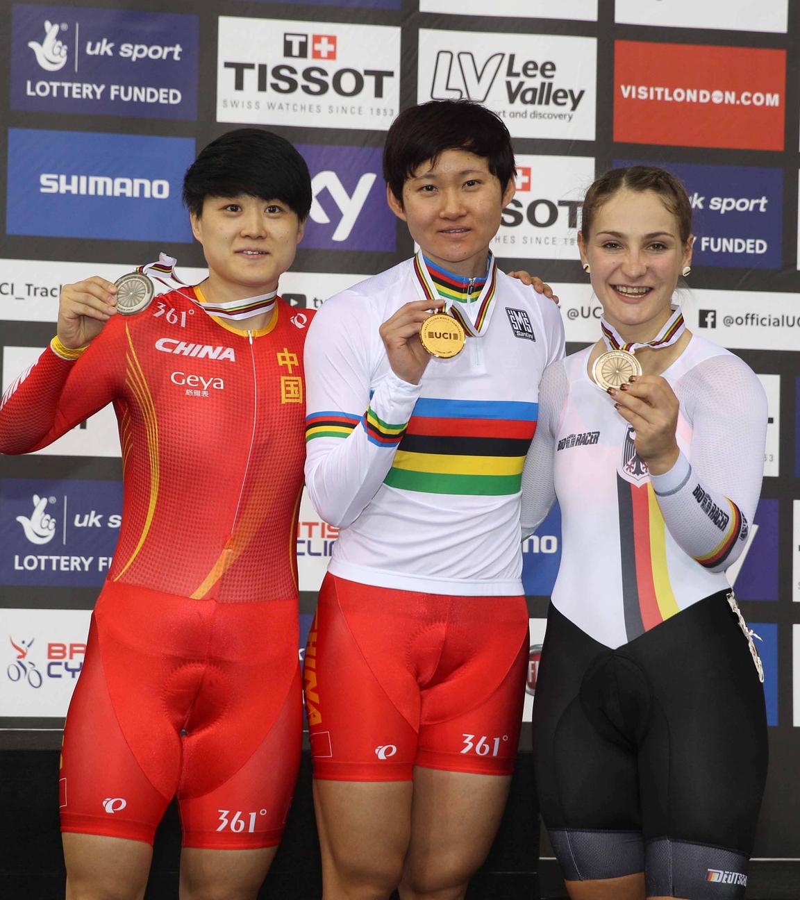 Bahnrad Wm 2016, London, Medaillengewinnerinen