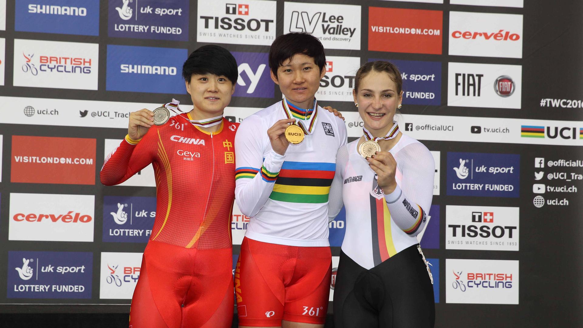 Bahnrad WM 2016, London, Medaillengewinnerinnen