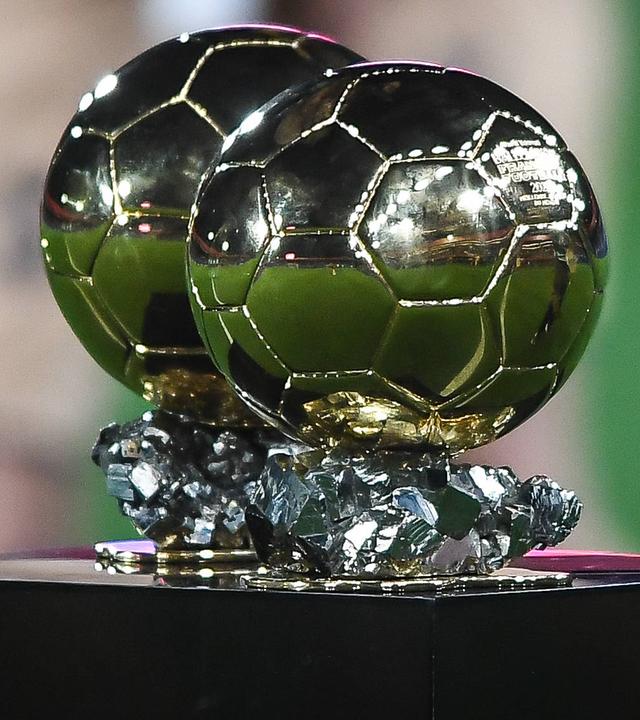 Heißbegehrte Trophäe: Der Ballon d'Or.