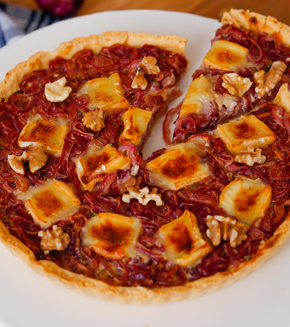 Rote-Balsamico-Zwiebel-Tarte