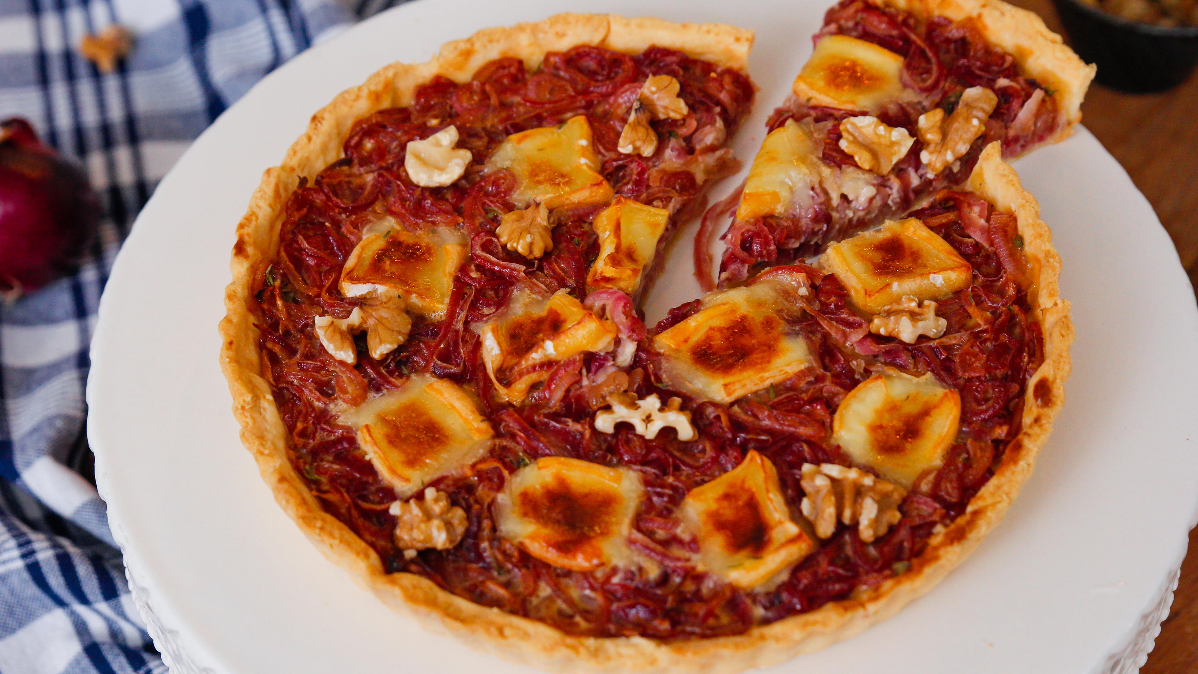 Rote-Balsamico-Zwiebel-Tarte