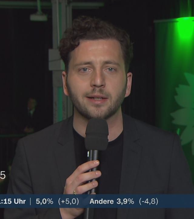 Grünen-Vorsitzender Felix Banaszak zur Bundestagswahl 2025.