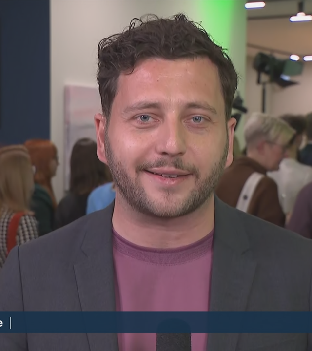 Grünen-Chef Felix Banaszak mit einer Reaktion zur Landtagswahl in Rheinland-Pfalz.